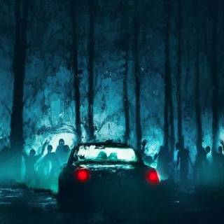 Desktop zombie art wallpaper