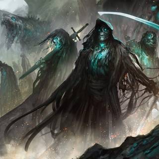 Desktop zombie art wallpaper