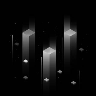 Dark minimalist iPad wallpaper