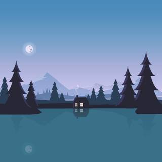 Minimal iPad wallpaper