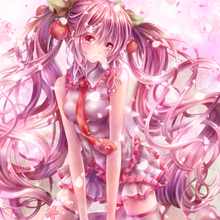 Sakura Hatsune Miku wallpaper