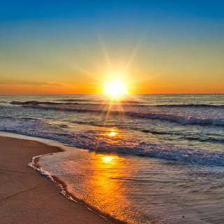 Beach shore wallpaper