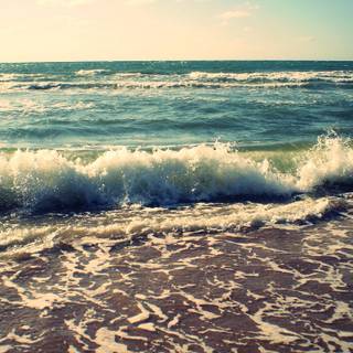 Beach shore wallpaper