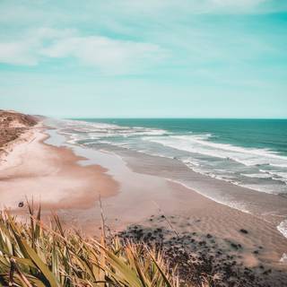 Beach shore wallpaper