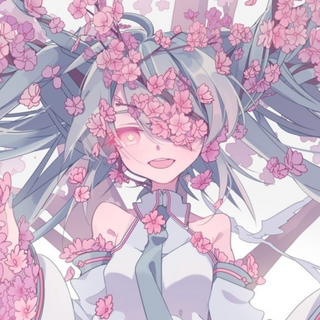 Sakura Hatsune Miku wallpaper