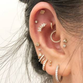 Ear piercing wallpaper