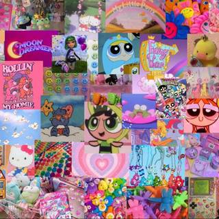 Aesthetic cartoon PC wallpaper