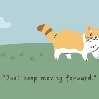 Aesthetic cartoon PC wallpaper