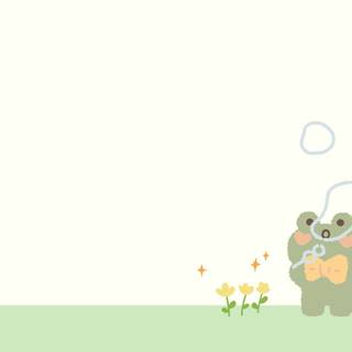 Aesthetic cartoon PC wallpaper