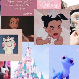 Disney aesthetic spring wallpaper