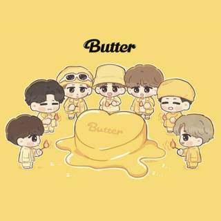 Kawaii butter wallpaper