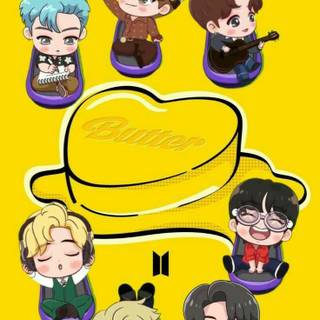 Kawaii butter wallpaper