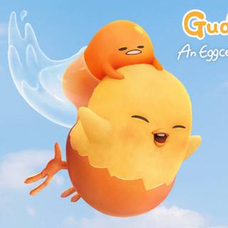 Shakipiyo and Gudetama wallpaper