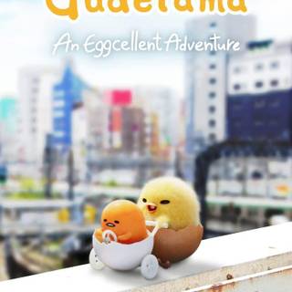 Shakipiyo and Gudetama wallpaper