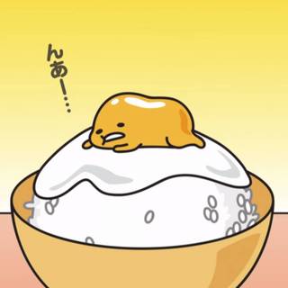 Shakipiyo and Gudetama wallpaper
