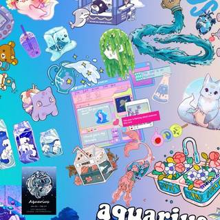 Cute Aquarius wallpaper