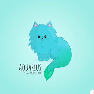 Cute Aquarius wallpaper