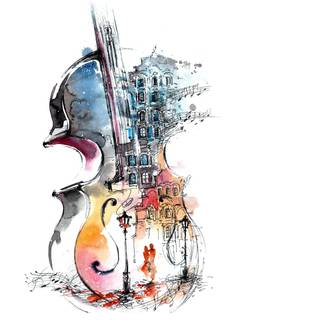 Violoncello wallpaper