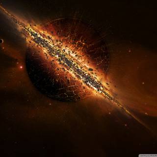 Destroyed Earth wallpaper