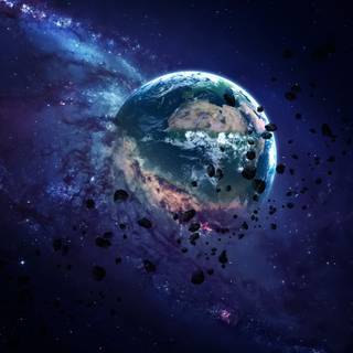 Destroyed Earth wallpaper