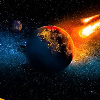 Destroyed Earth wallpaper