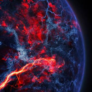 Destroyed Earth wallpaper