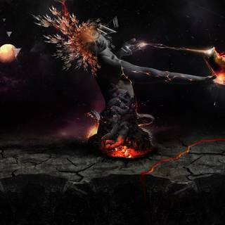 Destroyed Earth wallpaper