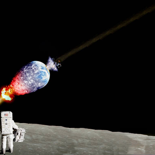 Destroyed Earth wallpaper