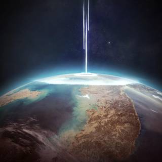 Destroyed Earth wallpaper