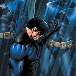 Batman and Nightwing wallpaper