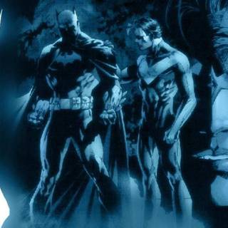 Batman and Nightwing wallpaper