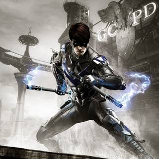 Batman and Nightwing wallpaper