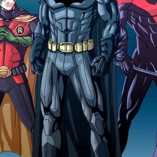 Batman and Nightwing wallpaper