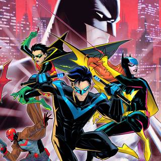 Batman and Nightwing wallpaper