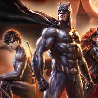 Batman and Nightwing wallpaper