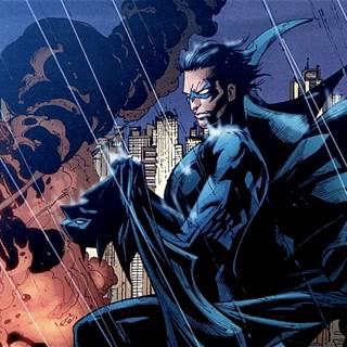 Batman and Nightwing wallpaper