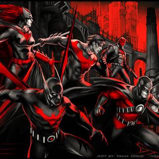 Batman and Nightwing wallpaper