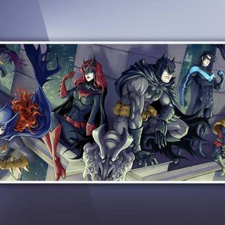 Batman and Nightwing wallpaper