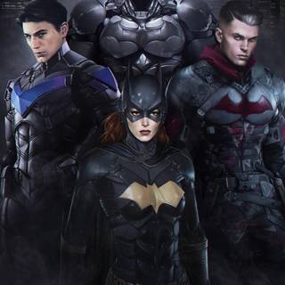 Batman and Nightwing wallpaper