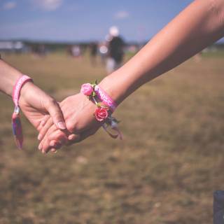 People holding hands wallpaper