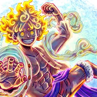 One Piece Luffy Gear 5 wallpaper