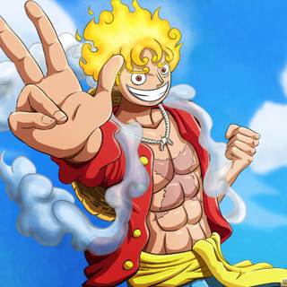 One Piece Luffy Gear 5 wallpaper