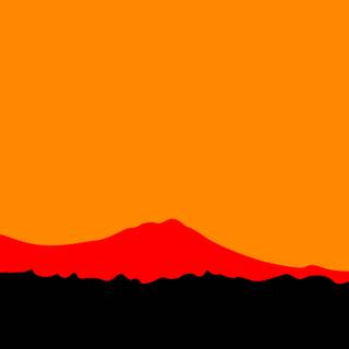 Orange landscape wallpaper