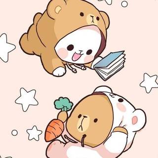 Chibi bear wallpaper