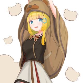 Chibi bear wallpaper