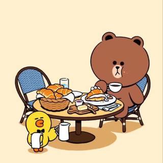 Chibi bear wallpaper