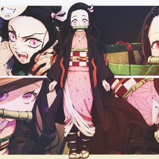 Sad Nezuko wallpaper