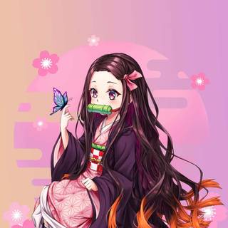 Sad Nezuko wallpaper