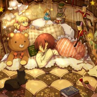 Chibi bear wallpaper