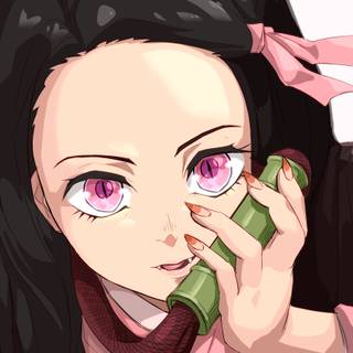 Sad Nezuko wallpaper